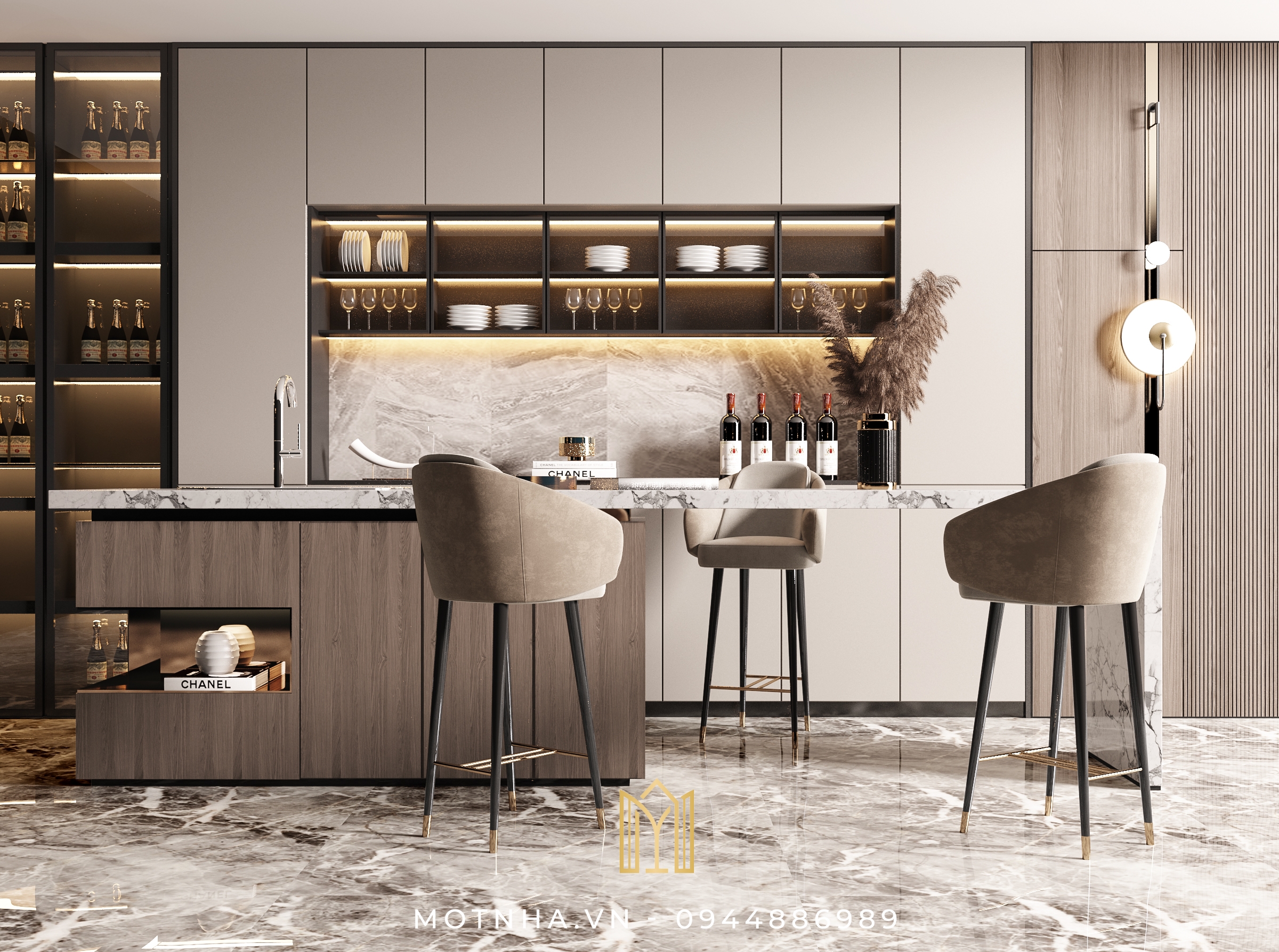 Mẫu Tủ Bếp Chữ I Đẹp Tiết Kiệm Diện Tích 2024 Mẫu Tủ Bếp Chữ I Đẹp Tiết Kiệm Diện Tích 2024