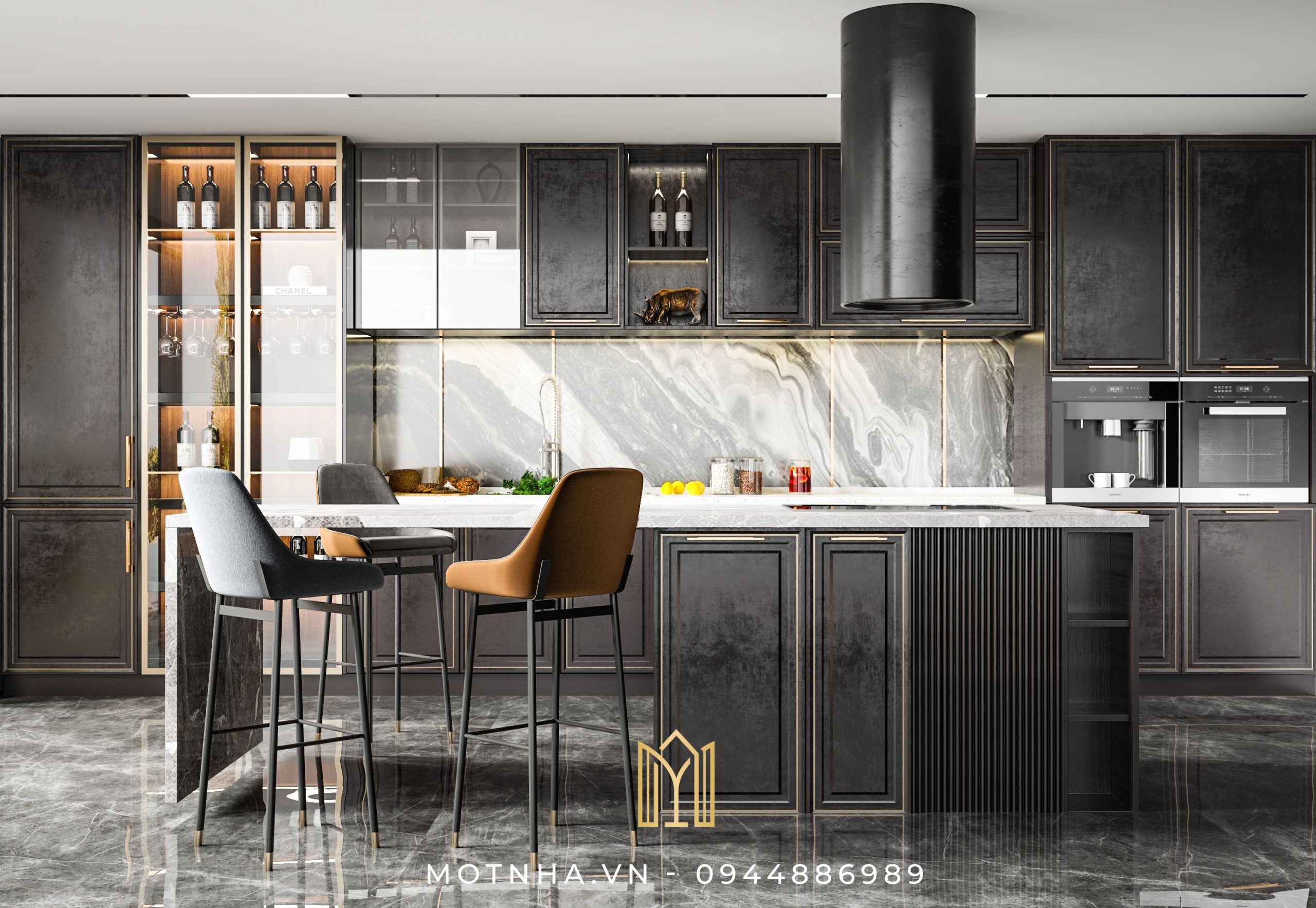 Mẫu Tủ Bếp Chữ I Đẹp Tiết Kiệm Diện Tích 2024 Mẫu Tủ Bếp Chữ I Đẹp Tiết Kiệm Diện Tích 2024