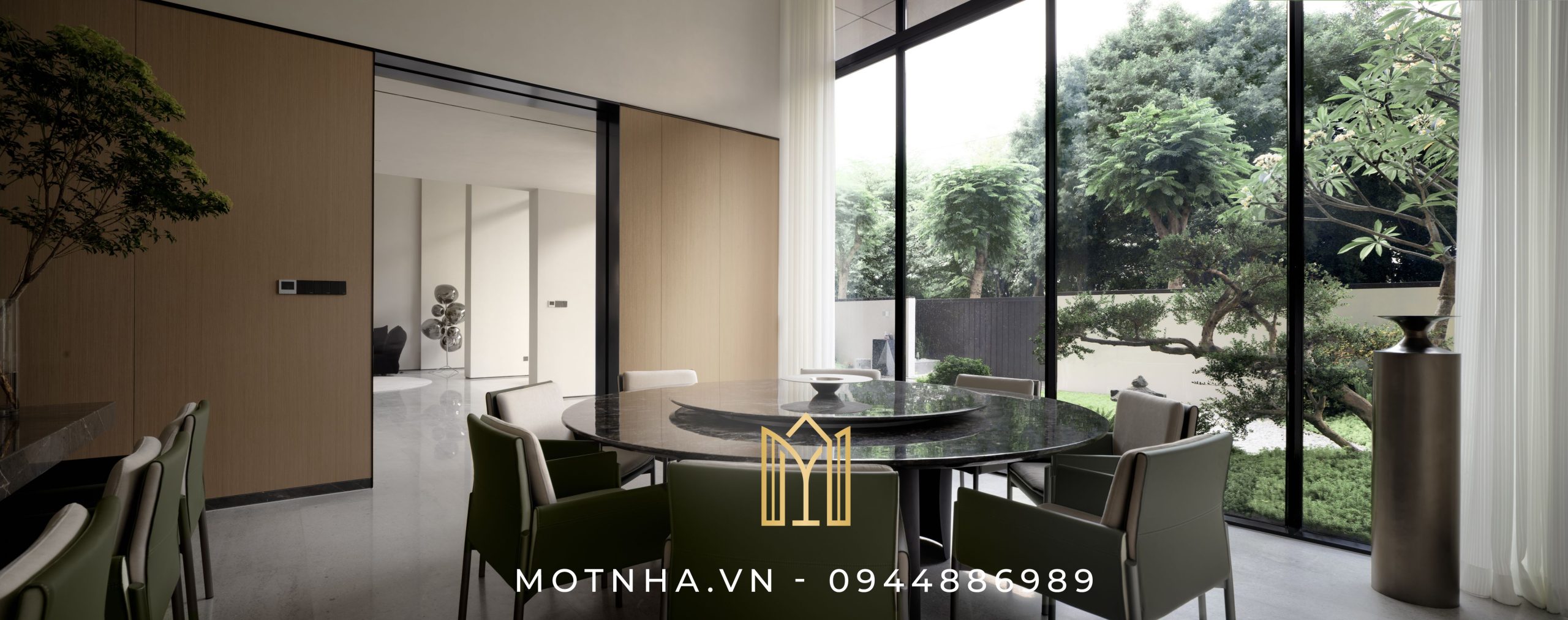 Mẫu nhà phố kết hợp sân vườn