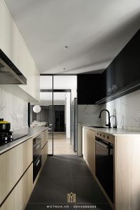 Mẫu phòng bếp phong cách tối giản số 3