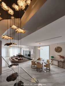 Thiết kế nộ thất hiện đại tại Sơn La theo thiết kế mở
