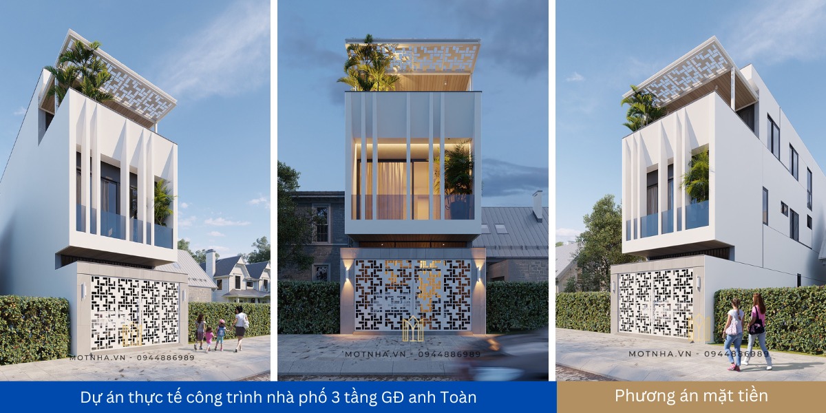 Mẫu mặt tiền nhà phố Sơn La