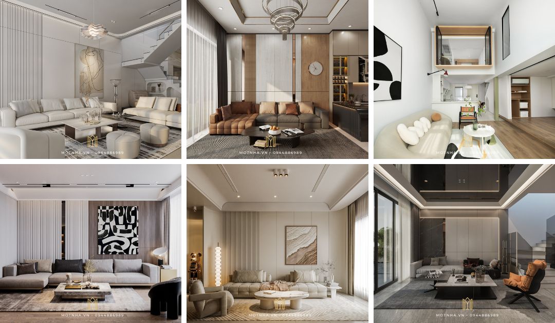 thiết kế nội thất phòng khách tại Sơn La