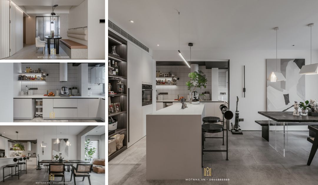 thiết kế nội thất tổi giản