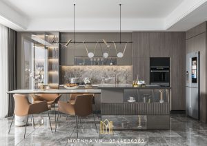 ý tưởng và phong cách thiết kế hiện đại cho không gian phòng bếp