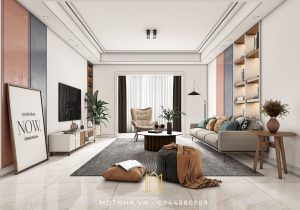 Phòng khách với phong cách thiết kế Bắc Âu