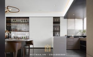 bố trí các khu vực trong phòng bếp