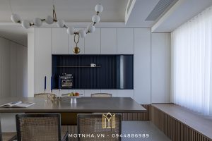 bếp và không gian sống