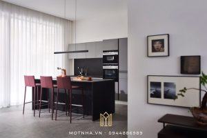 Thiết kế phòng bếp phong cách tối giản