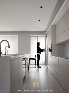 bố trí các khu vực trong phòng bếp