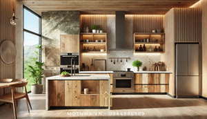 Thiết kế phòng bếp mở