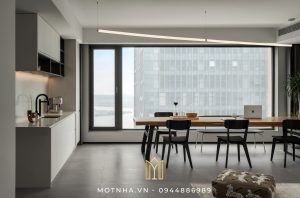 thiết kế bếp phong cách hiện đại