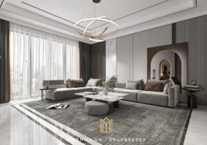 Thiết kế phòng khách phong cách hiện đại