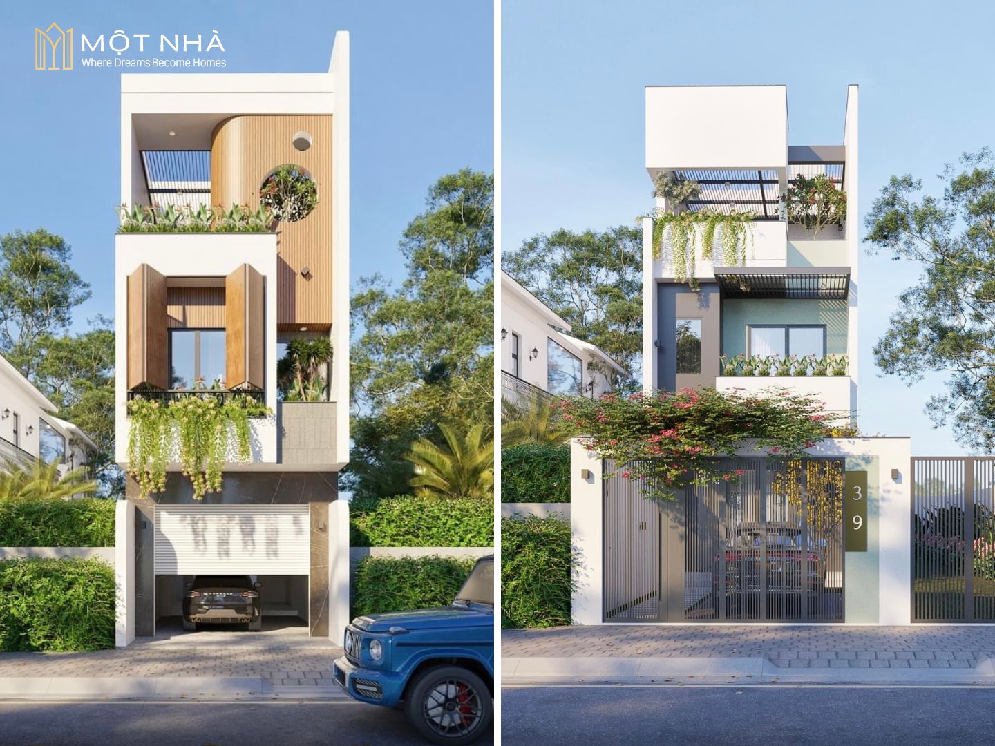 Mẫu nhà phố 3 tầng số 4