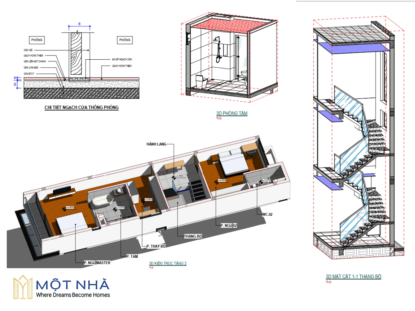 Hồ sơ thiết kế kiến trúc theo tiêu chuẩn BIM