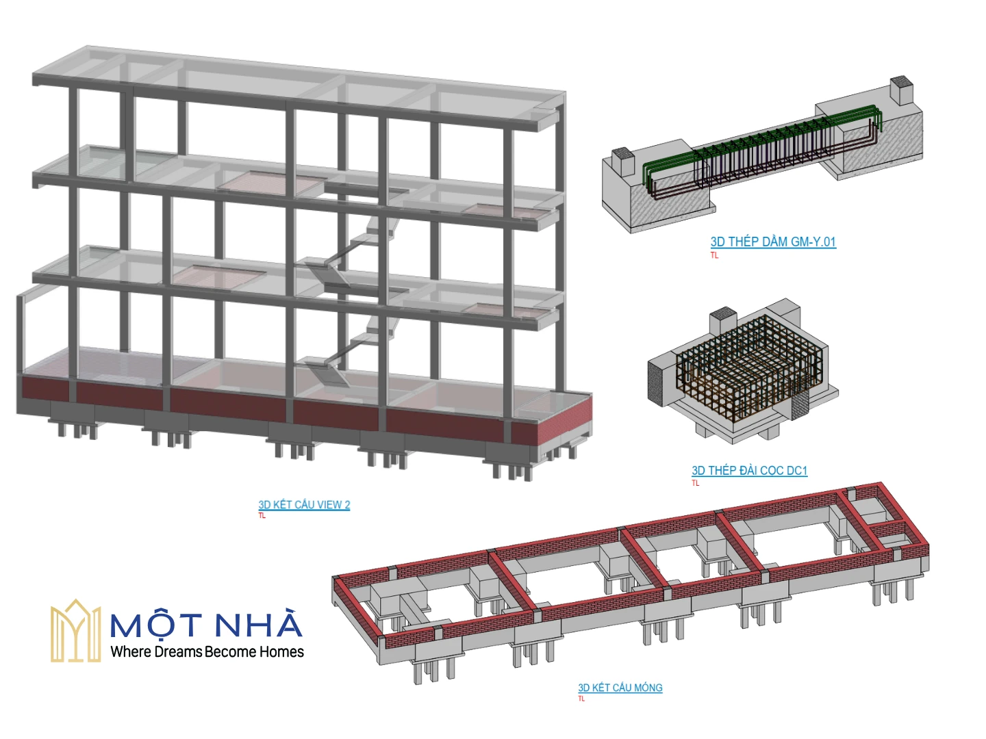 Hồ sơ thiết kế kết cấu theo tiêu chuẩn BIM
