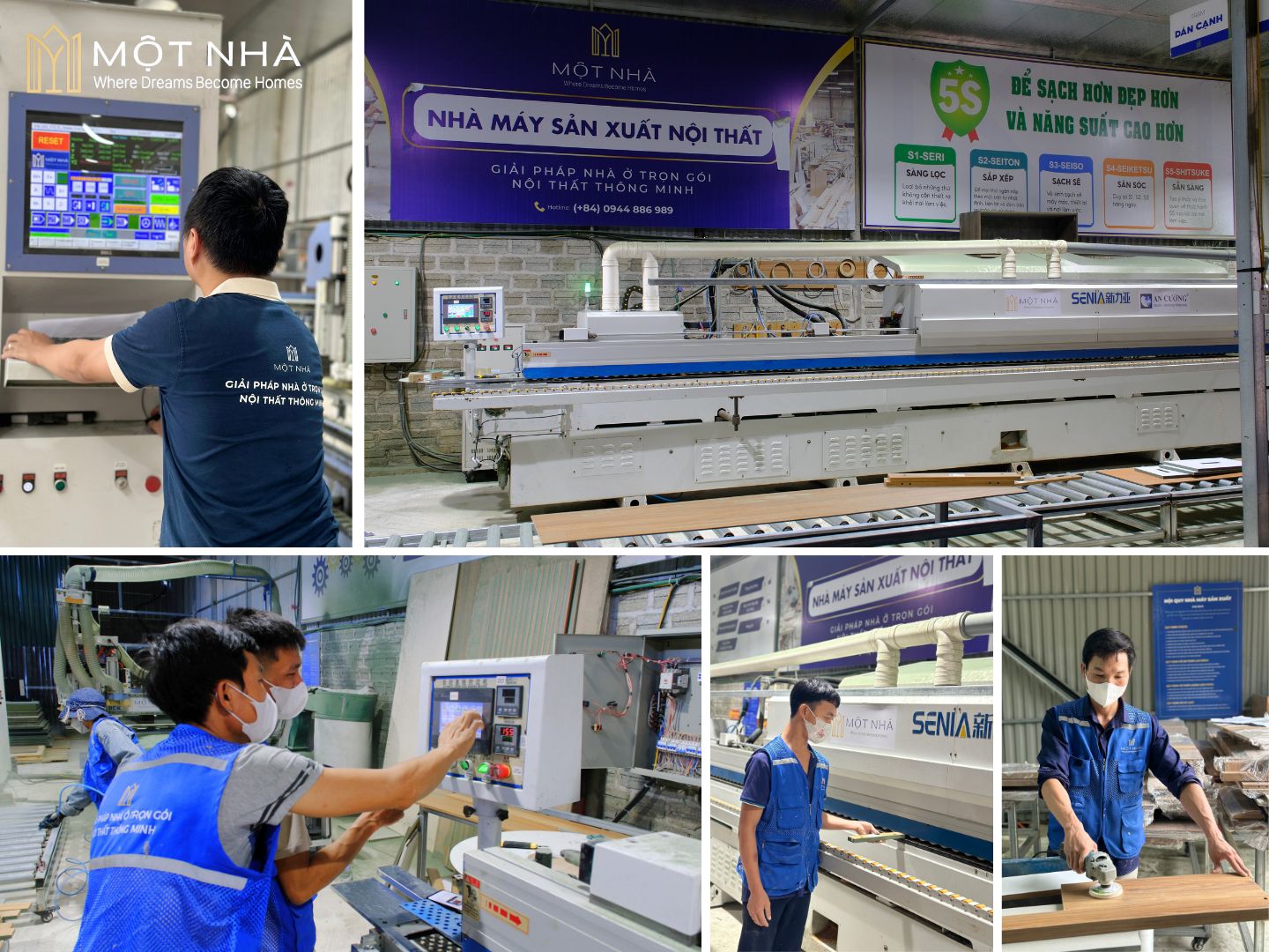 Xưởng sản xuất nội thất Một Nhà Factory