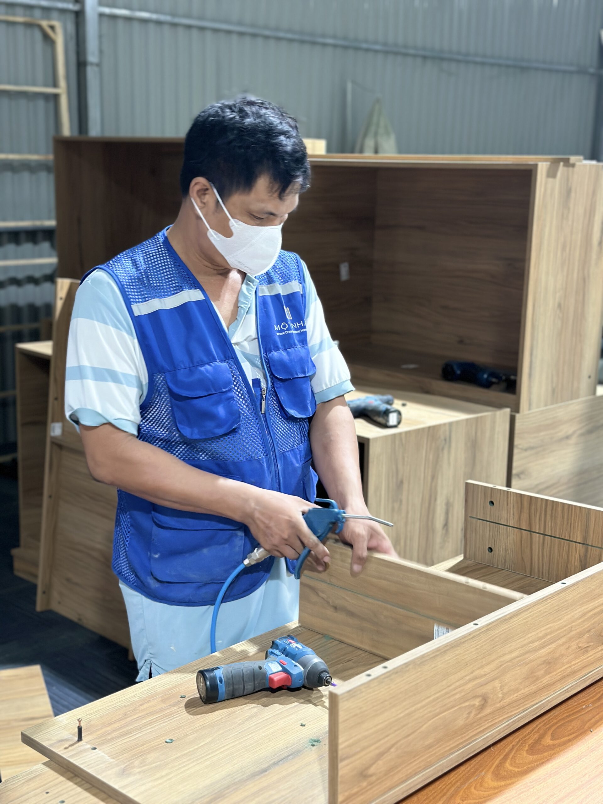 Các sản phẩm nội thất hoàn thiện giống với bản vẽ thiết kế hơn 95%