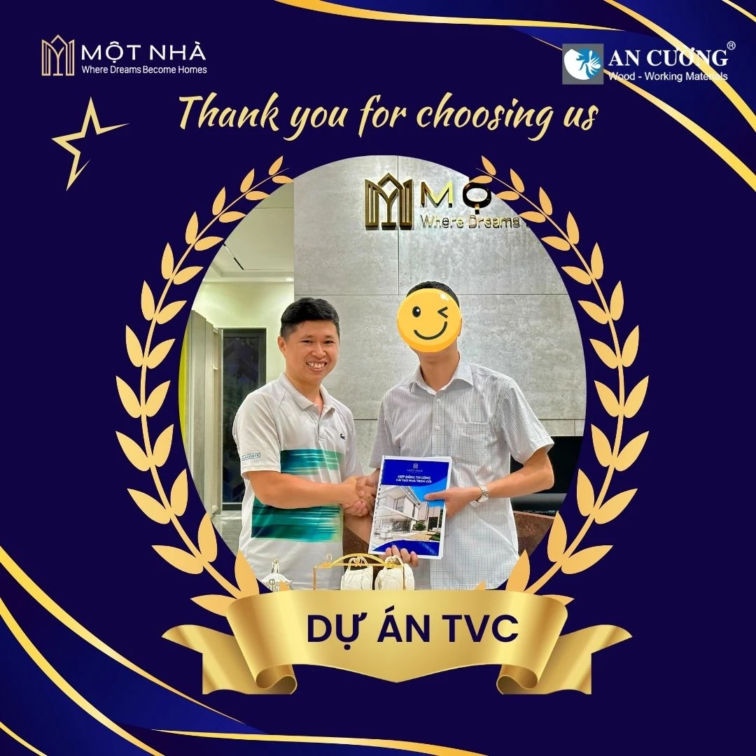 Chủ đầu tư dự án TVC ký hợp đồng cải tạo trọn gói cùng Một Nhà Design & Build