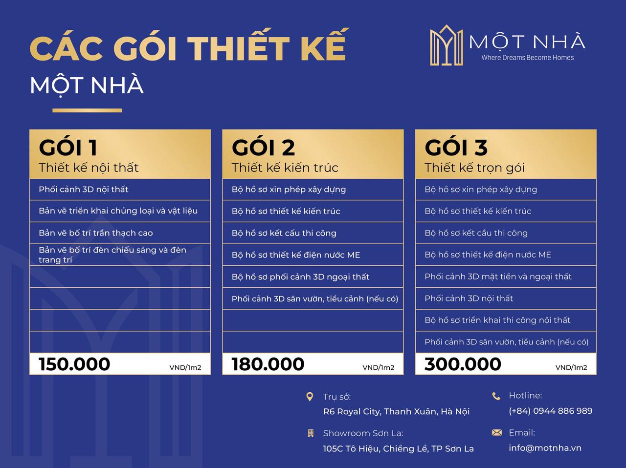 Bảng báo giá thiết kế nhà tại Sơn La dành cho loại hình nhà phố
