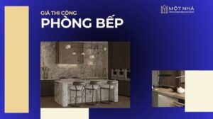 Giá thi công phòng bếp