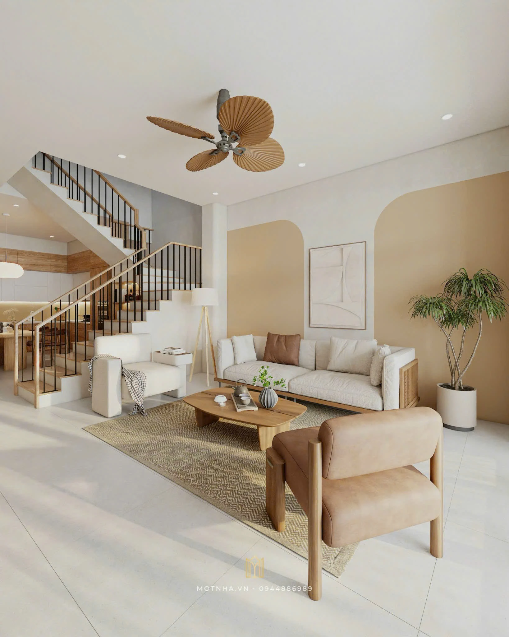 Dự án nổi bật với phong cách thiết kế Japandi