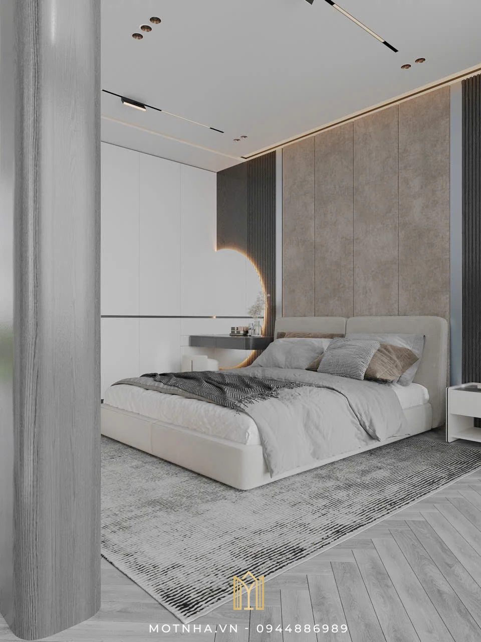 Dự án thiết kế nội thất biệt thự 08 tại KĐT Shining City - TP Sơn La “Ánh sáng tự nhiên được ưu tiên để mang lại cảm giác dễ chịu và thư giãn.