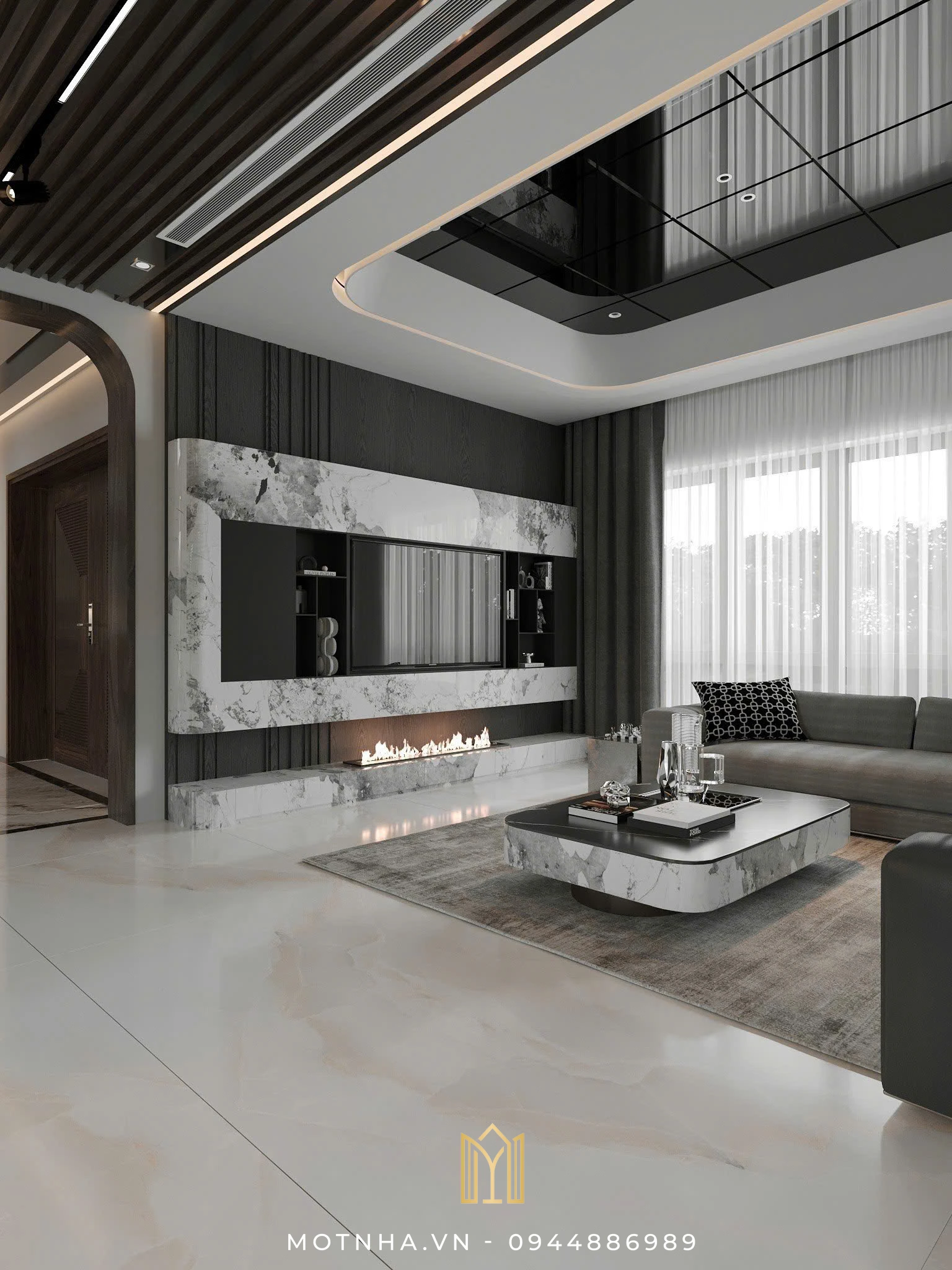 Dự án thiết kế nội thất biệt thự 08 tại KĐT Shining City - TP Sơn La Mọi thiết kế đều được chú trọng tới công năng và đem lại tính thẩm mỹ cao