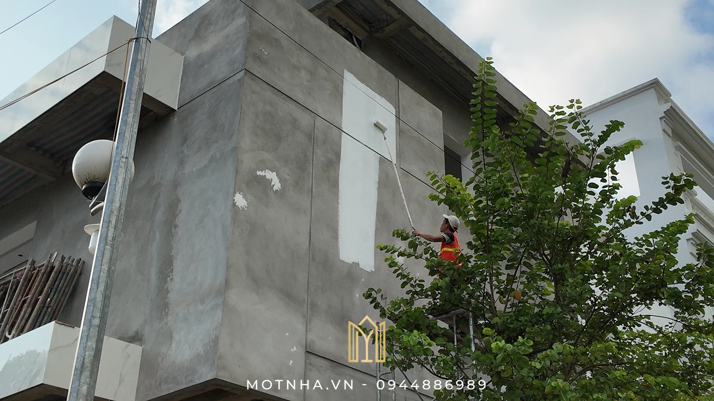 Công tác sơn tường