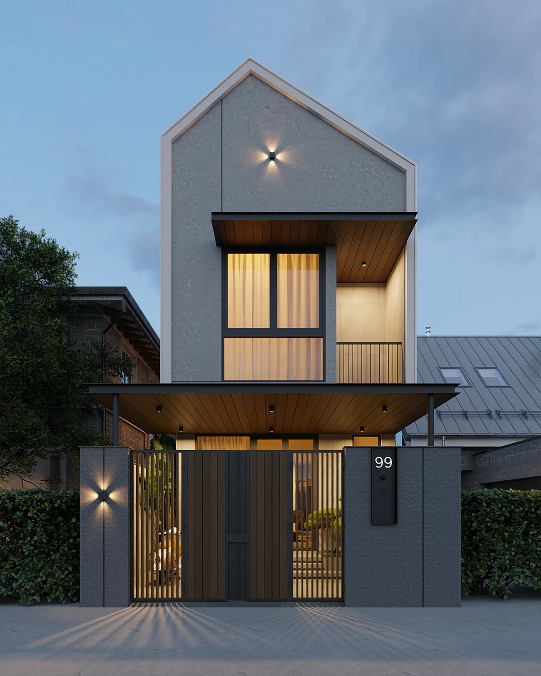 Mẫu nhà phố hiện đại do Một Nhà Design & Build thiết kế