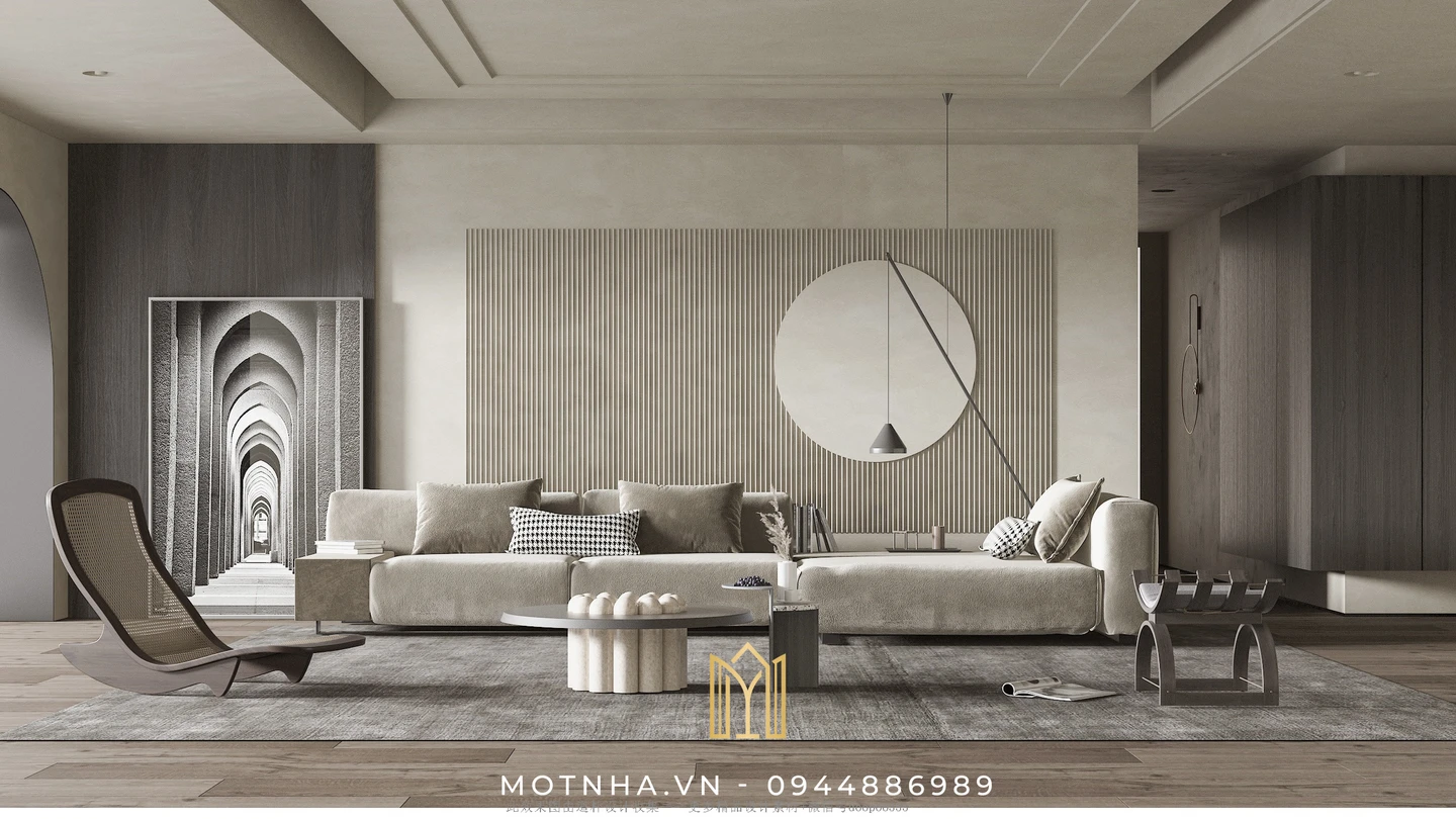 Thiết kế nội thất chung cư – Giải pháp nâng tầm không gian sống hiện đại Sử dụng gương để tăng yếu tố thị giác