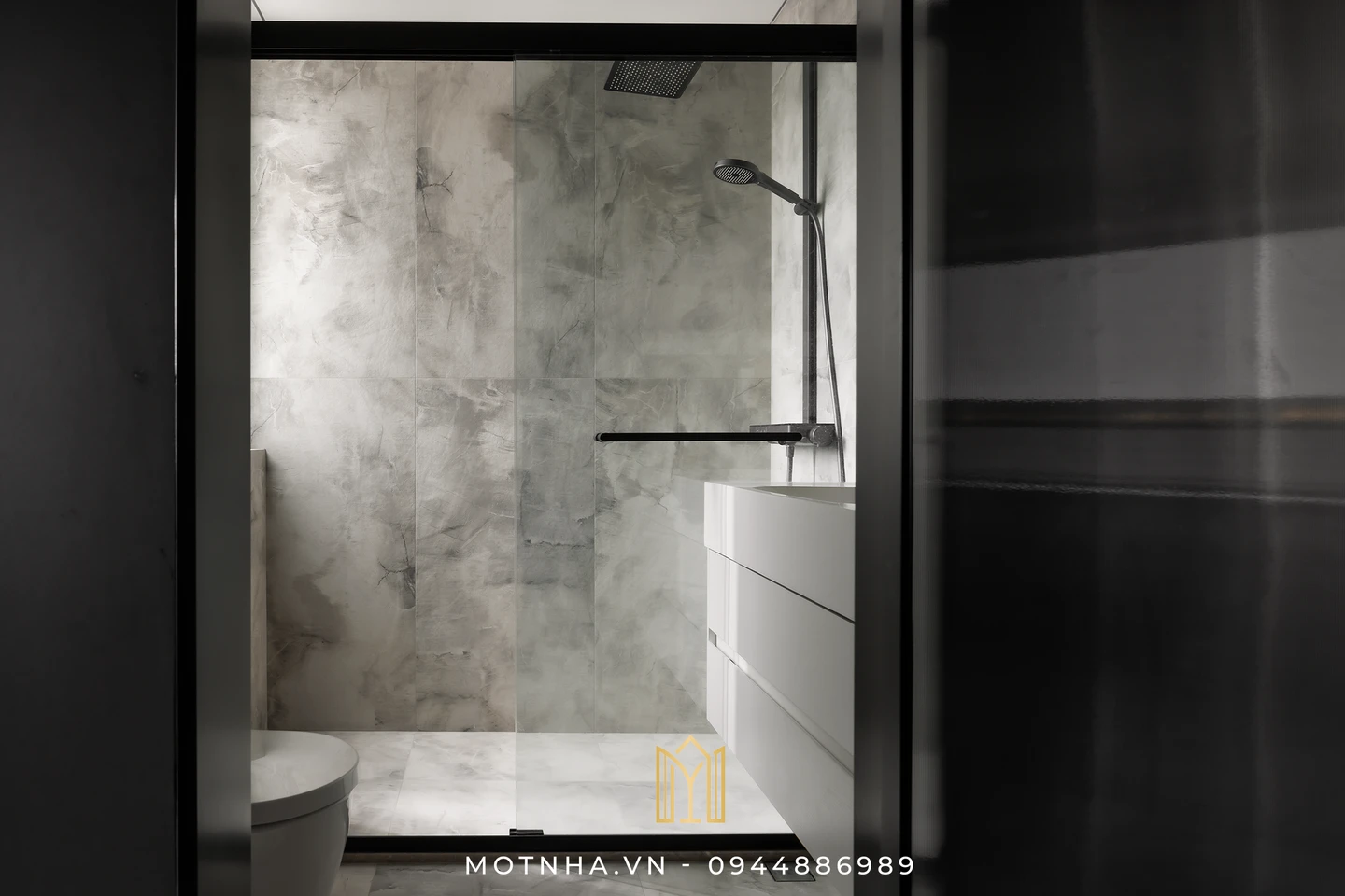 Thiết kế nội thất chung cư – Giải pháp nâng tầm không gian sống hiện đại Khu vực WC đầy đủ tiện nghi