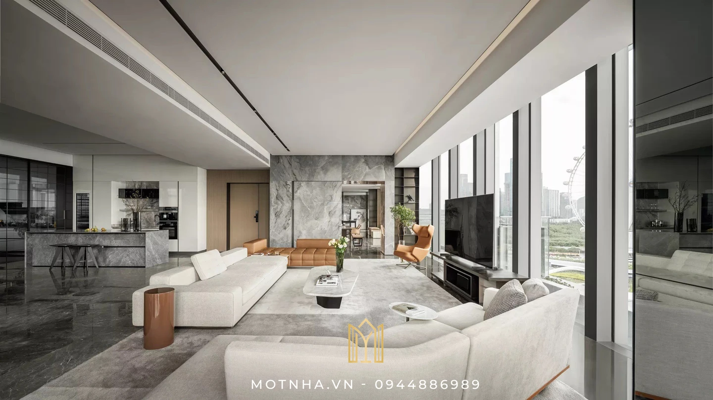 Thiết kế nội thất chung cư – Giải pháp nâng tầm không gian sống hiện đại Mẫu thiết kế nội thất Penthouse đẹp do Một Nhà Design & Build thiết kế