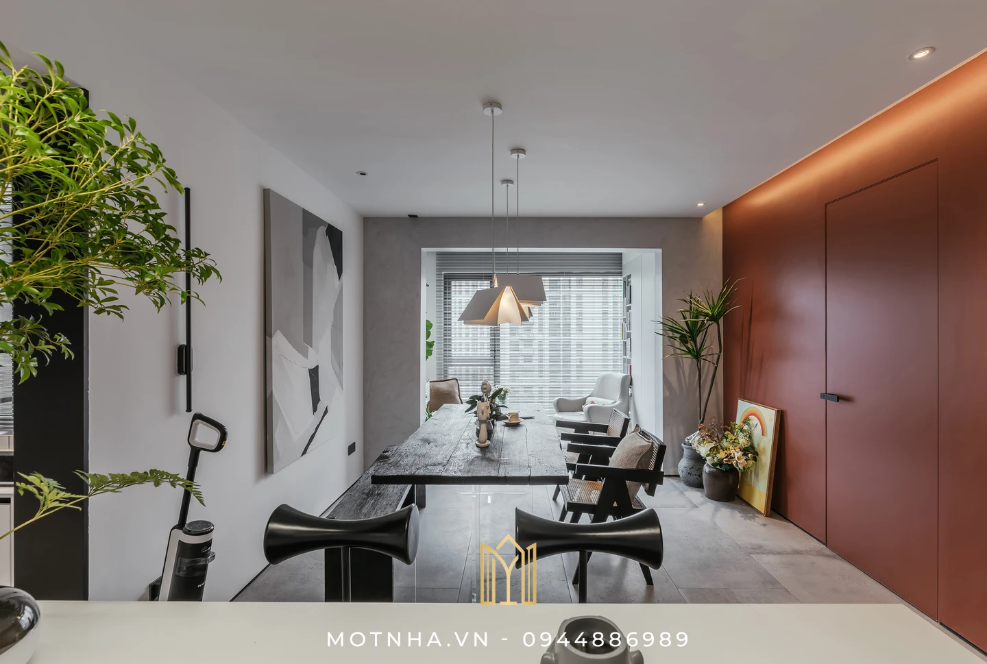 Dịch vụ thiết kế nội thất nhà cấp 4 tại Sơn La – Tối ưu không gian sống đẹp, tiện nghi và tiết kiệm Phòng khách và phòng bếp thiết kế không gian mở