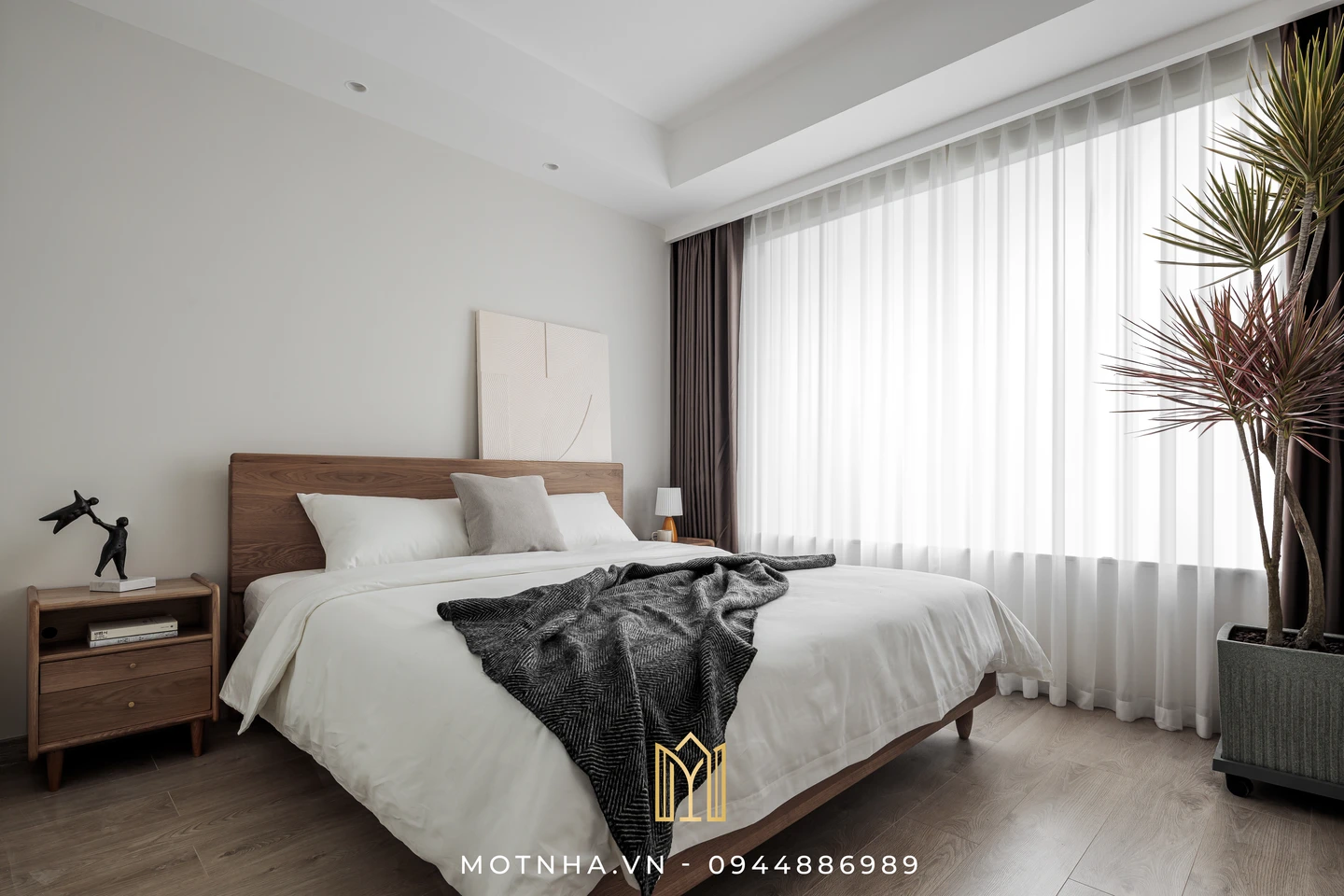 Lấy tone màu trắng làm chủ đạo
