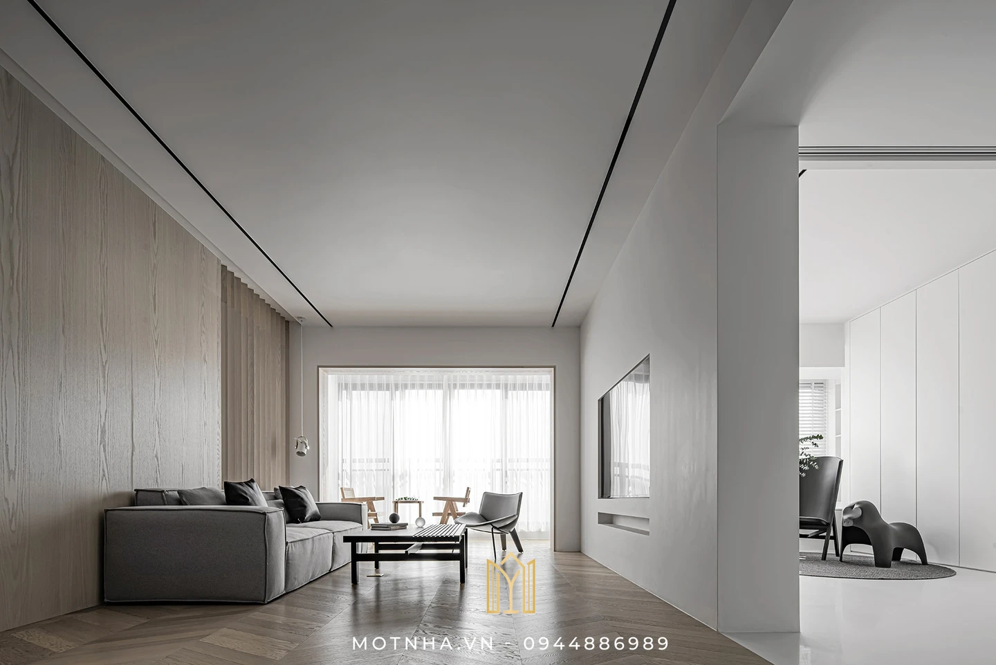 Thiết kế nội thất nhà phố phong cách tối giản