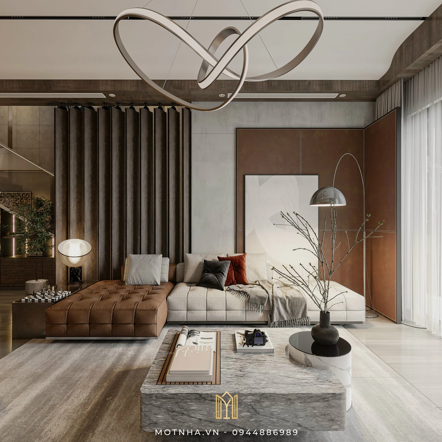 Thiết kế nội thất nhà phố phong cách Sang trọng