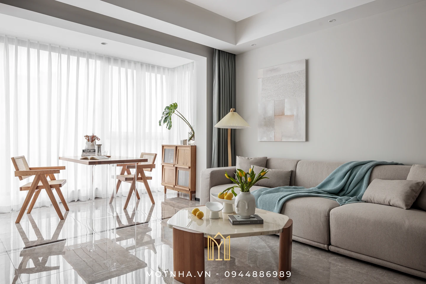 Thiết kế nội thất nhà phố phong cách Bắc Âu