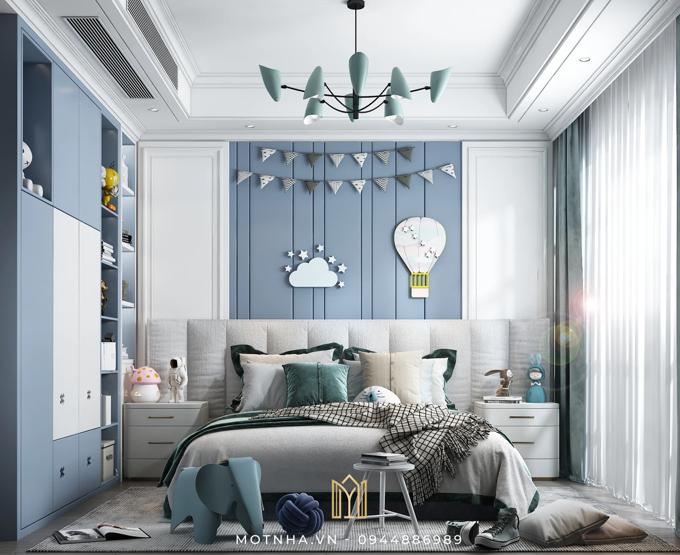 Dịch vụ thiết kế và thi công nội thất phòng ngủ chuyên nghiệp tại Sơn La cùng Một Nhà Design & Build Thiết kế đảm bảo an toàn