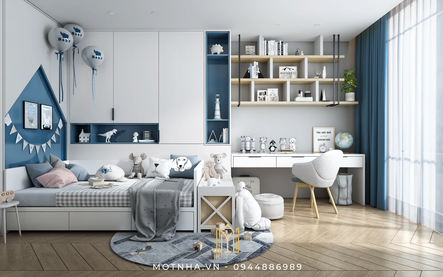 Dịch vụ thiết kế và thi công nội thất phòng ngủ chuyên nghiệp tại Sơn La cùng Một Nhà Design & Build Tích hợp những món đồ nội thất đa chức năng