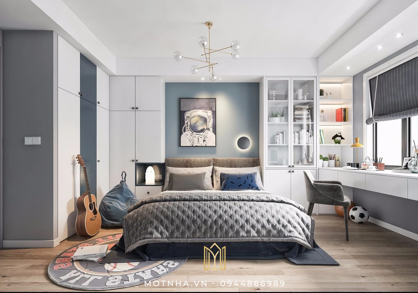 Dịch vụ thiết kế và thi công nội thất phòng ngủ chuyên nghiệp tại Sơn La cùng Một Nhà Design & Build Trang trí nội thất theo chủ đề