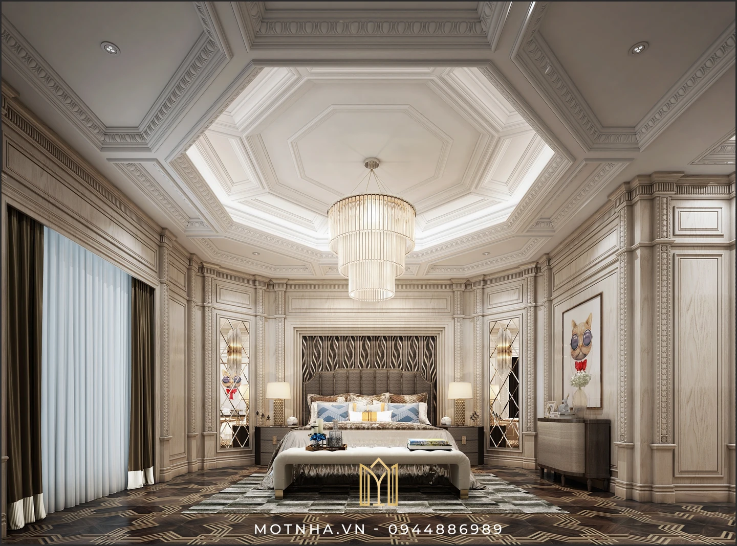 Dịch vụ thiết kế và thi công nội thất phòng ngủ chuyên nghiệp tại Sơn La cùng Một Nhà Design & Build Những món đồ nội thất mang đậm nét đẹp cổ điển