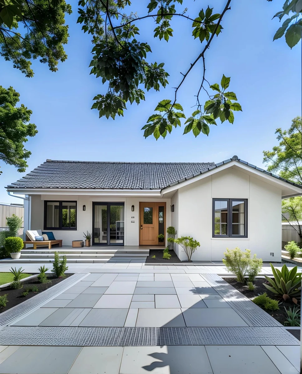 Top 10 mẫu thiết kế mặt tiền nhà cấp 4 ấn tượng nhất tại Sơn La Mẫu mặt tiền nhà cấp 4 mái Nhật