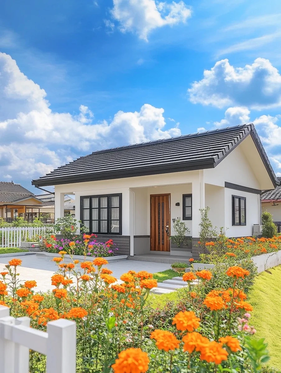 Top 10 mẫu thiết kế mặt tiền nhà cấp 4 ấn tượng nhất tại Sơn La Mẫu mặt tiền nhà cấp 4 thiết kế nhà vườn