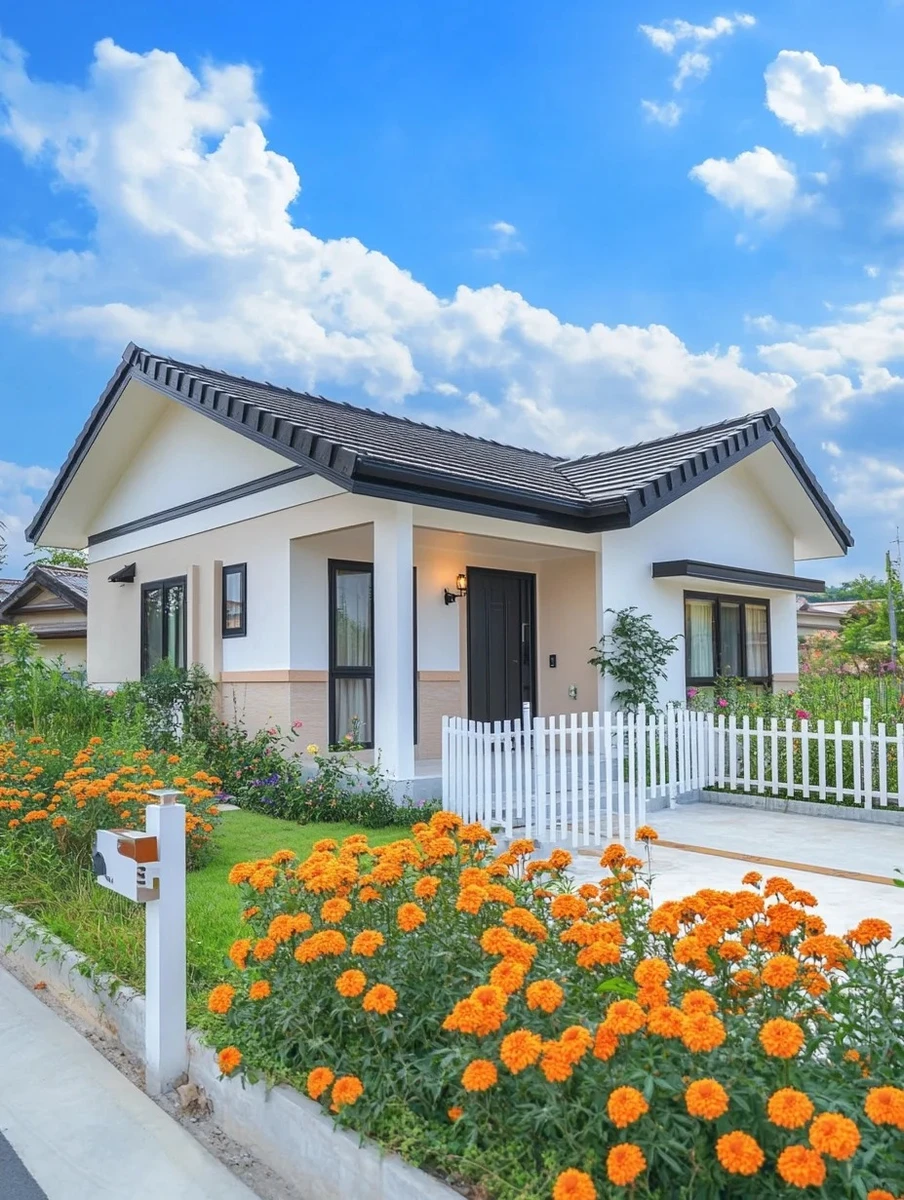 Top 10 mẫu thiết kế mặt tiền nhà cấp 4 ấn tượng nhất tại Sơn La Mẫu mặt tiền nhà cấp 4 thiết kế nhà vườn