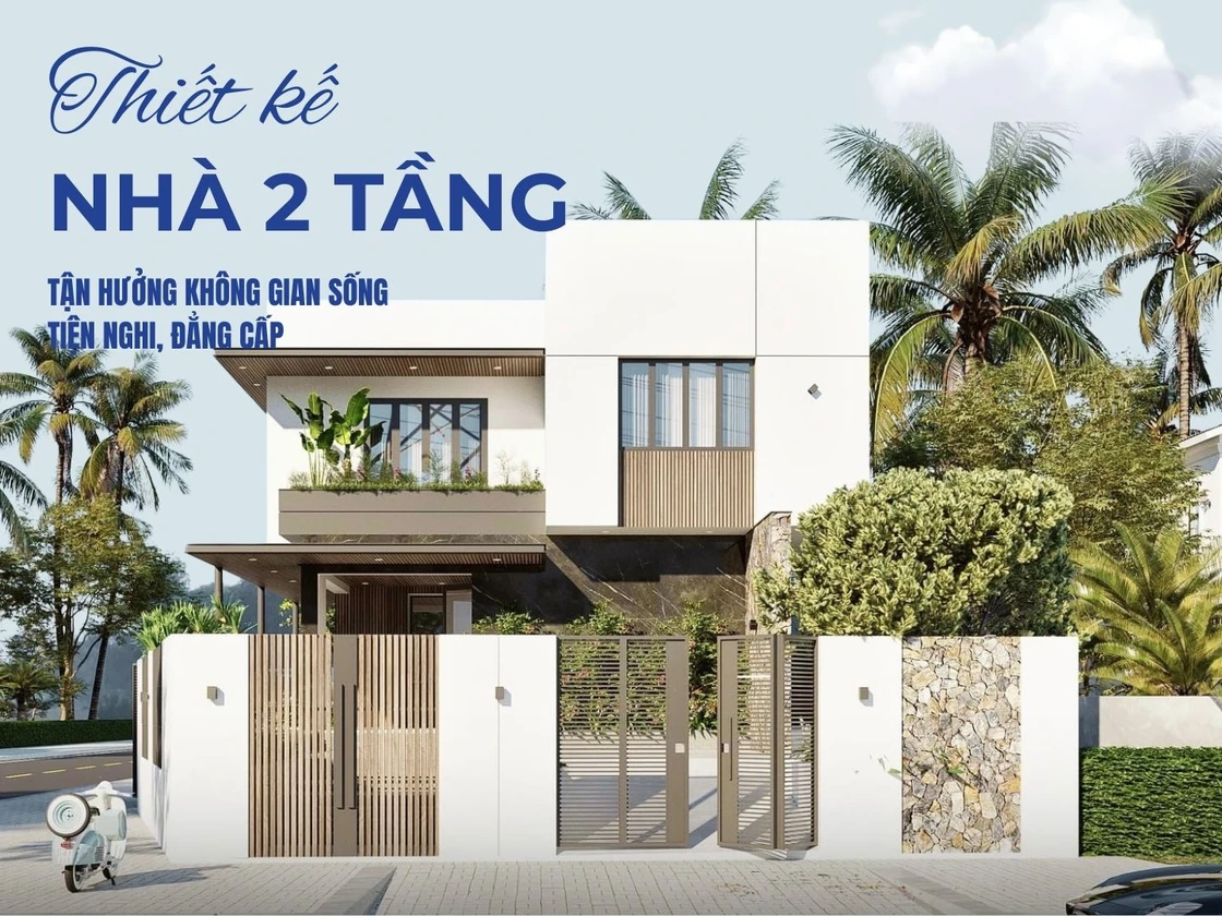 30+ mẫu mặt tiền nhà phố 2 tầng tối ưu công năng tại KĐT Pcicenza - Sơn La