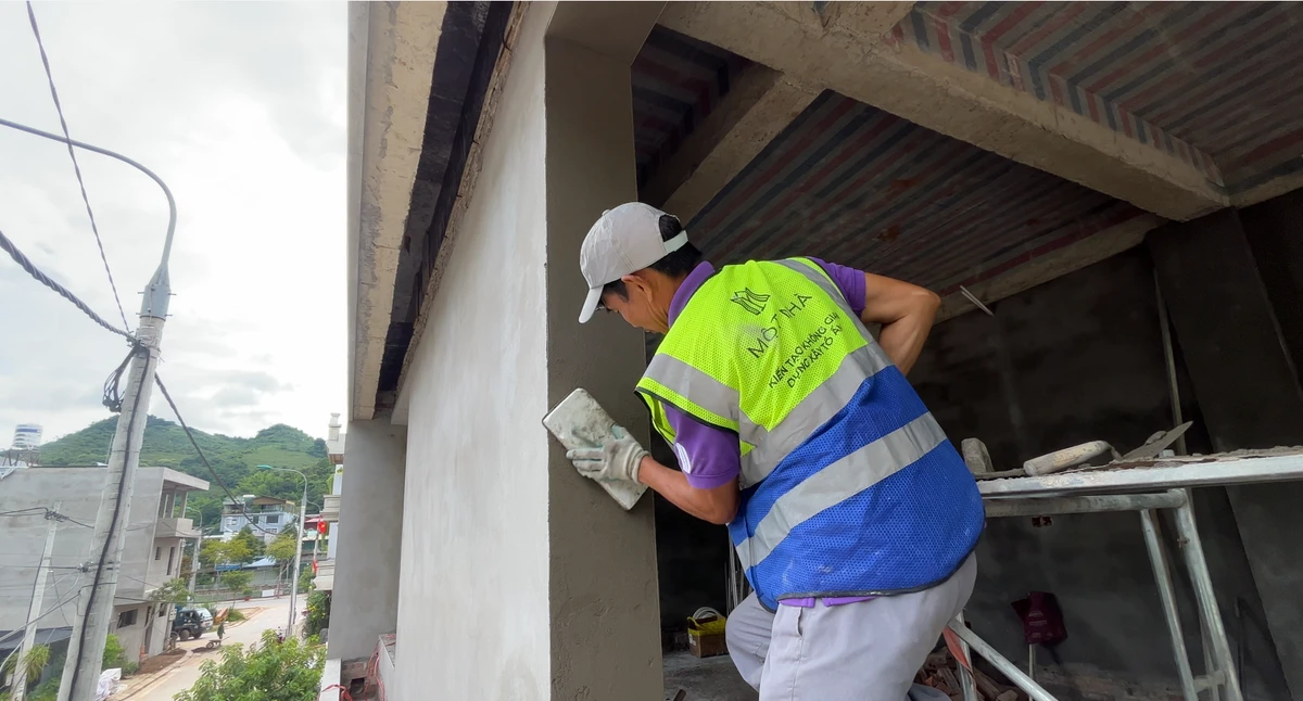 Quy trình trát tường gạch đạt tiêu chuẩn kỹ thuật tại dự án H4B Kỹ thuật trát tường được đảm bảo đúng kỹ thuật