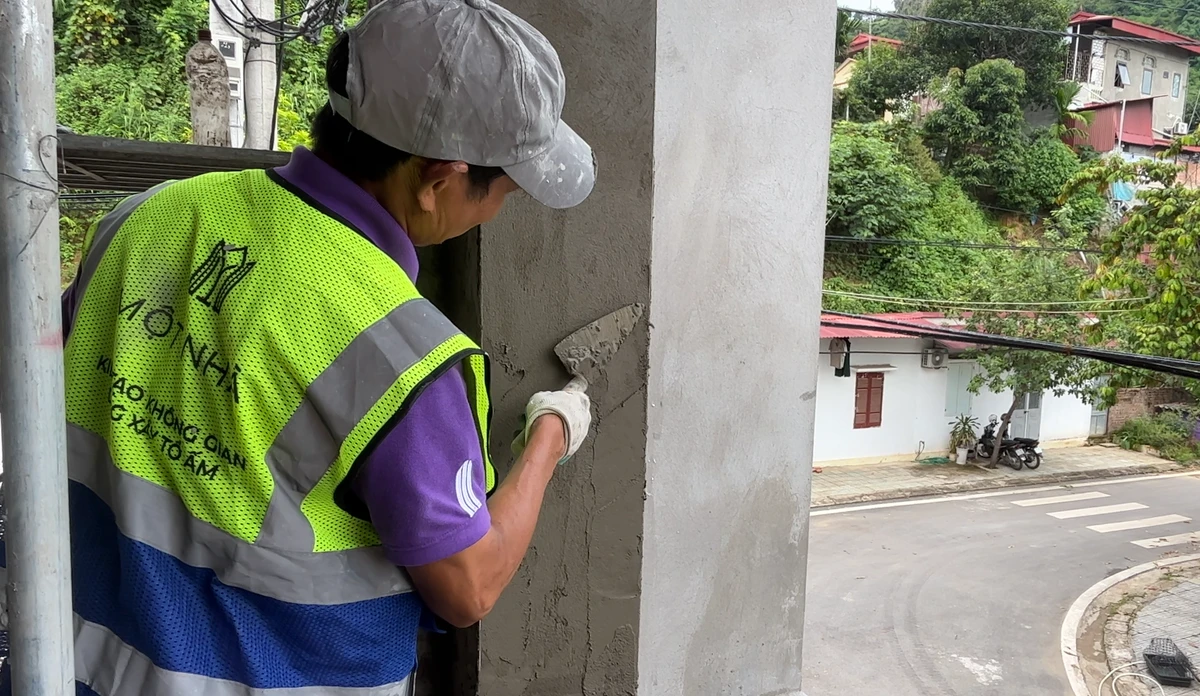 Quy trình trát tường gạch đạt tiêu chuẩn kỹ thuật tại dự án H4B Sau khi hoàn tất toàn bộ quá trình sẽ được nghiệm thu bởi các kỹ sư giàu kinh nghiệm của Một Nhà