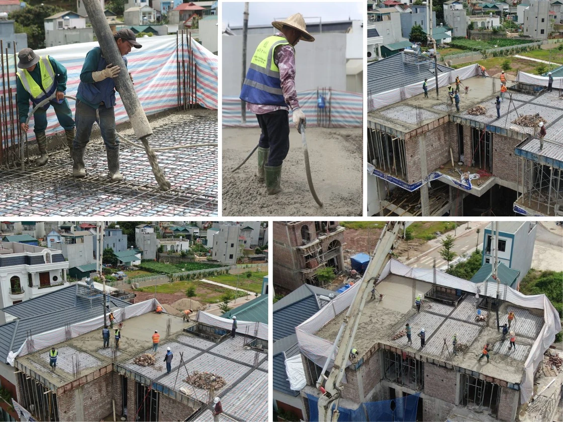 Quy trình thi công dầm sàn tại dự án DDH – Chính xác và an toàn Công tác đổ bê tông trong quá trình thi công dầm sàn