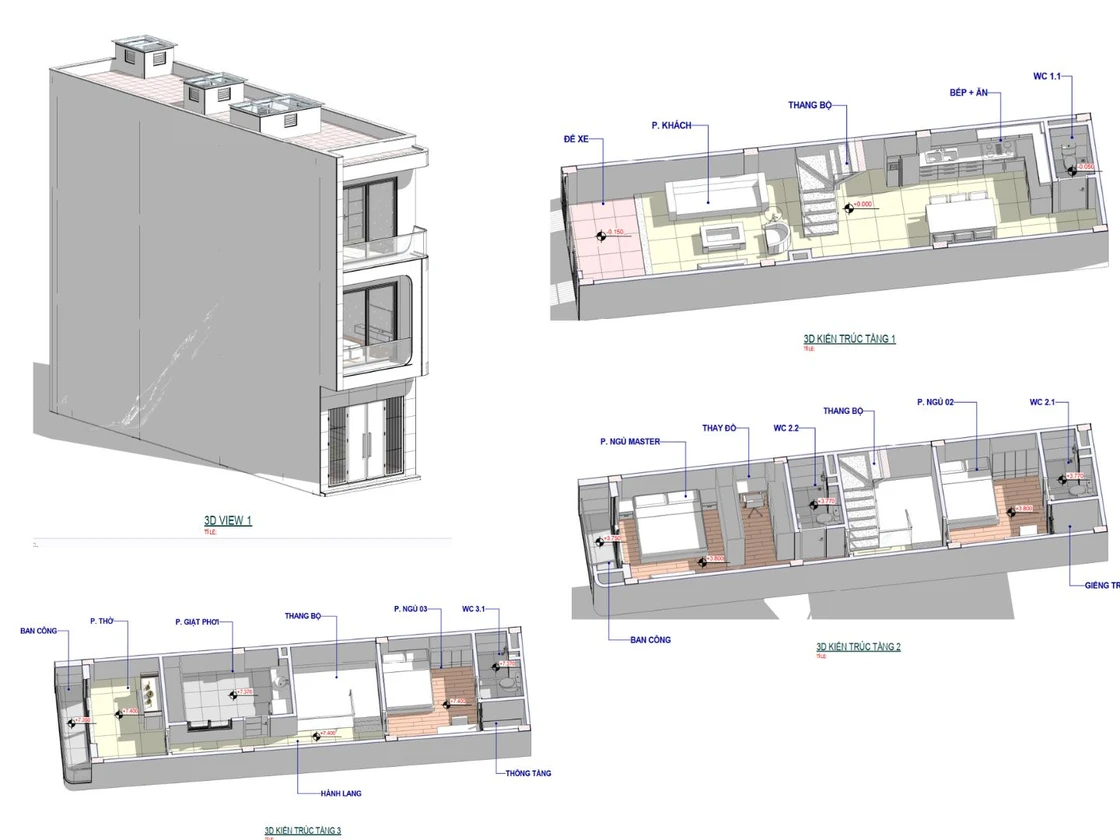 Dự án thiết kế kiến trúc L4B – Nhà phố phong cách tối giản, không gian sống hiện đại tại KĐT 4B – Sơn La Thiết kế kiến trúc bền vững, cân bằng giữa thẩm mỹ và công năng.